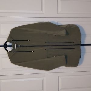Old Navy Olive Green Hooded Lined Jacket